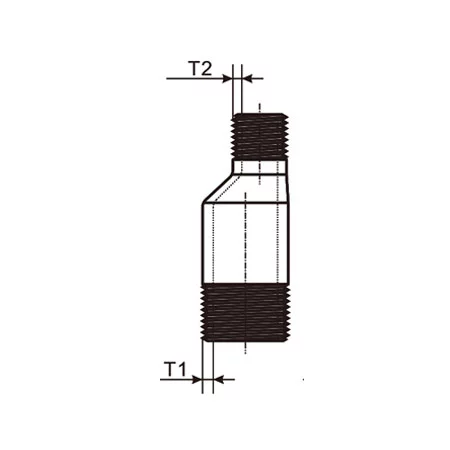 Eccentric Swage Nipple (TBE) Drawing Eccentric Swage Nipple (TBE) Drawing