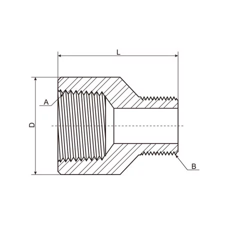 Threaded Adapter Drawing Threaded Adapter Drawing