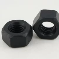 Stainless Steel Nuts with Black Oxide Finish