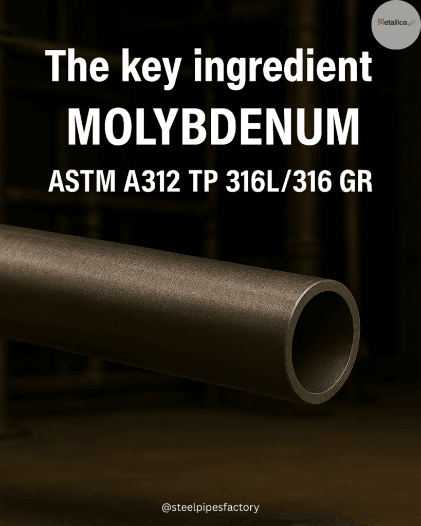 Molybdenum ASTM A312 TP316/316L