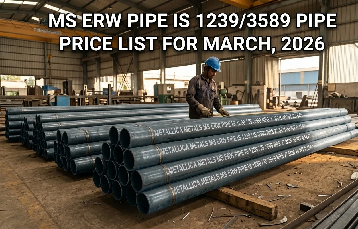 MS ERW Pipe IS 12393589 Pipe Price List March 2026