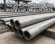 SS 304 Seamless Pipe Price List