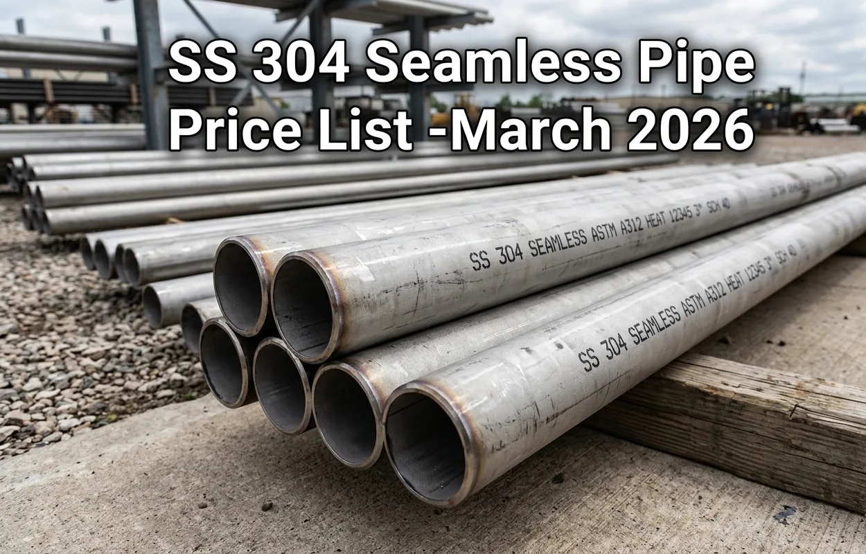 SS 304 Seamless Pipe Price List