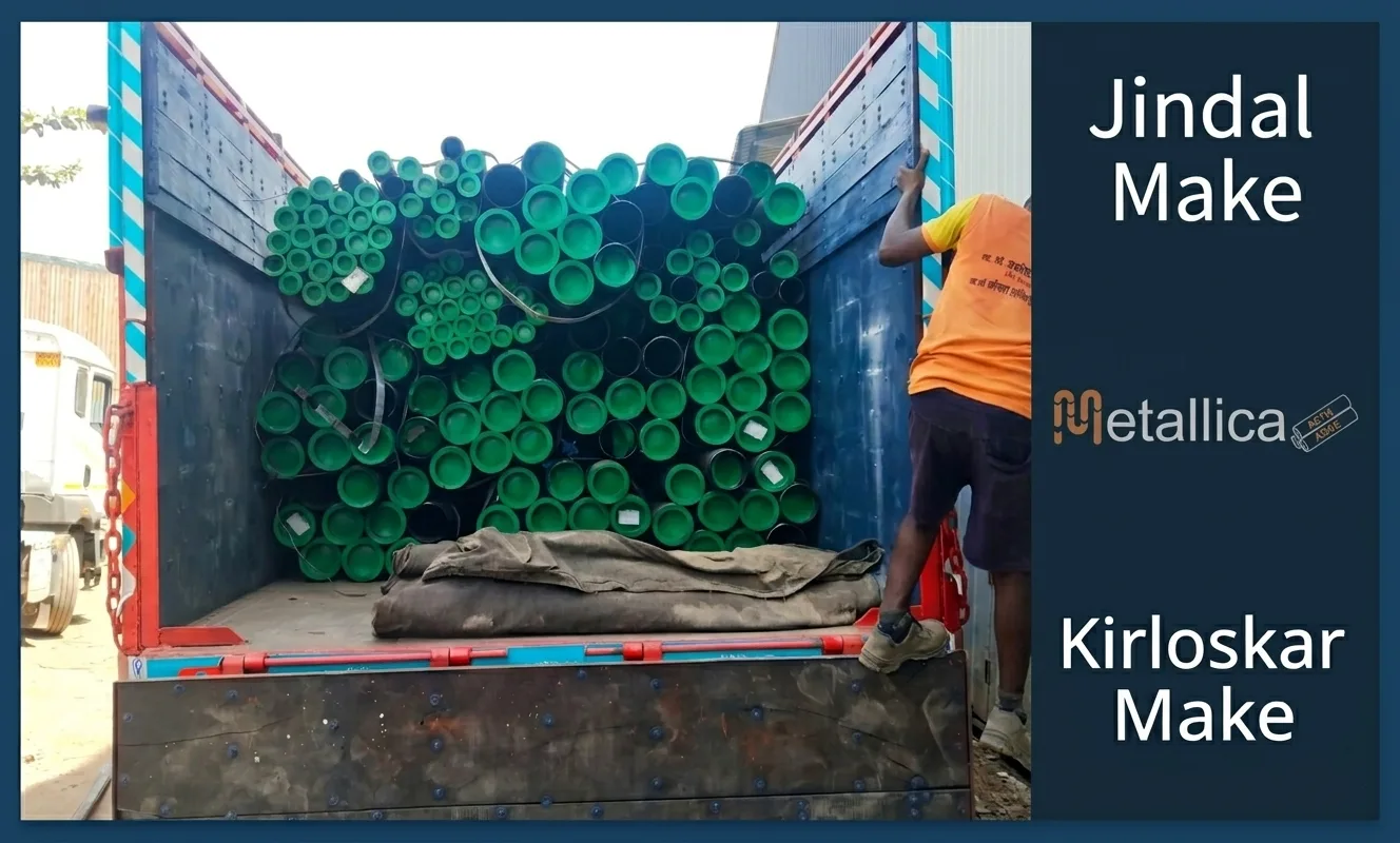 Carbon Steel Seamless Pipes Jindal And Kirloskar Make
