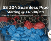 SS 304 Seamless Pipe Manufacturer And Supplier