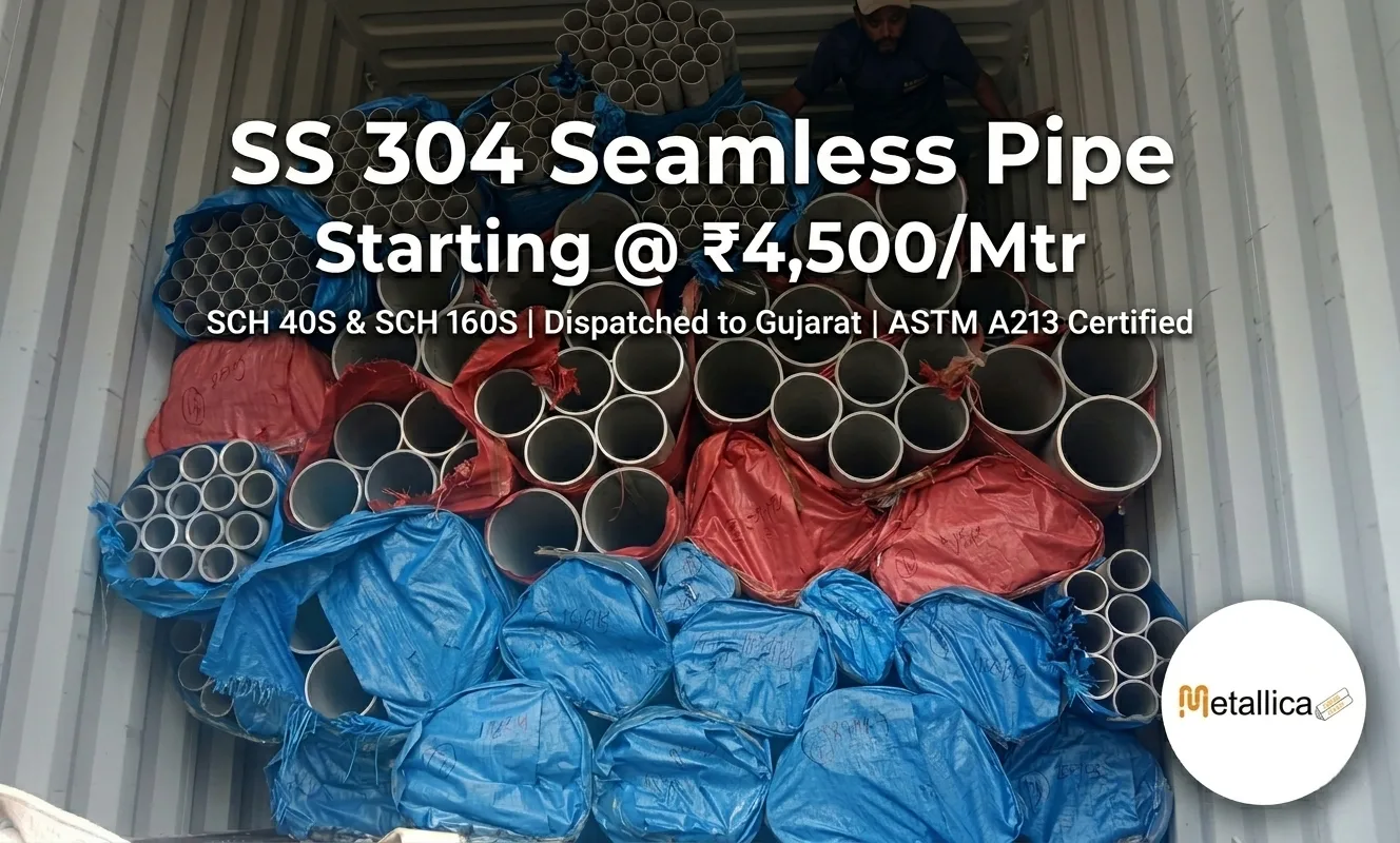 SS 304 Seamless Pipe Manufacturer And Supplier