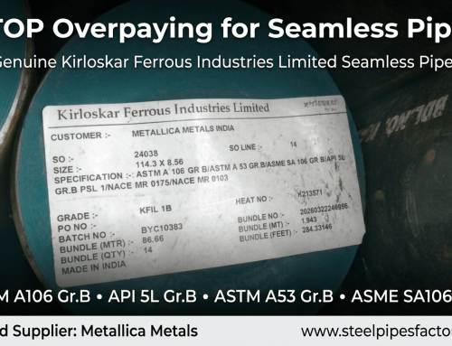 Delivered Kirloskar Seamless Pipes In Wazirpur | A106 GrB